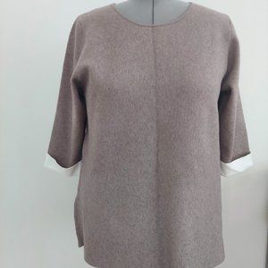 TAHARI Classic Tunic Sweater Size 2X .Tan color . New